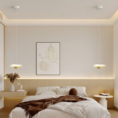 Modern Simplicity Round Splicing Iron Sheets LED Chandeliers For Dining Room