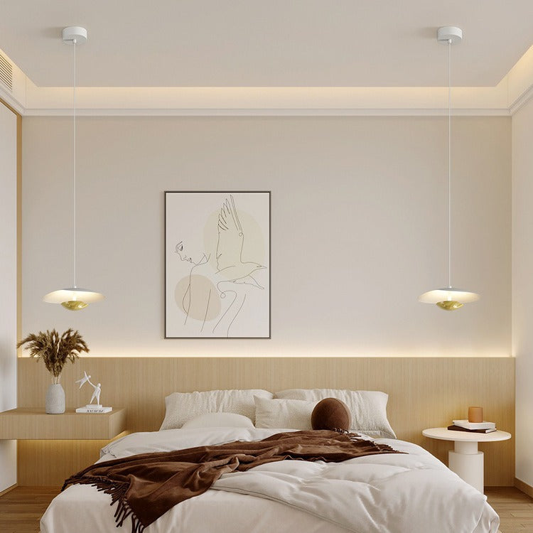Modern Simplicity Round Splicing Iron Sheets LED Chandeliers For Dining Room