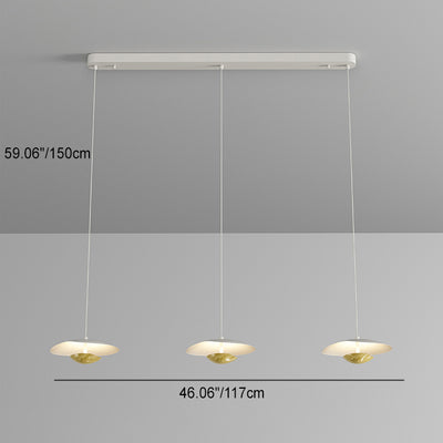 Modern Simplicity Round Splicing Iron Sheets LED Chandeliers For Dining Room
