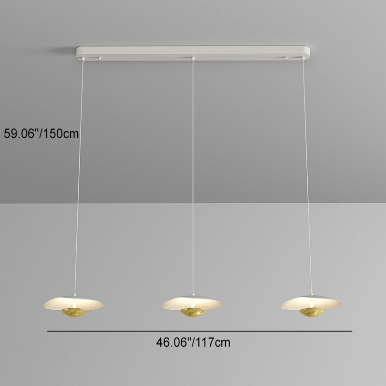 Modern Simplicity Round Splicing Iron Sheets LED Chandeliers For Dining Room