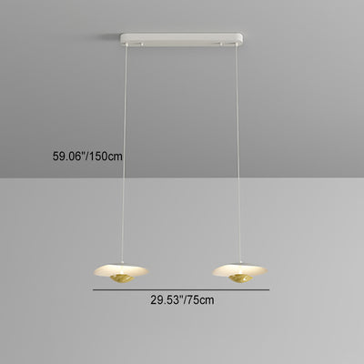 Modern Simplicity Round Splicing Iron Sheets LED Chandeliers For Dining Room