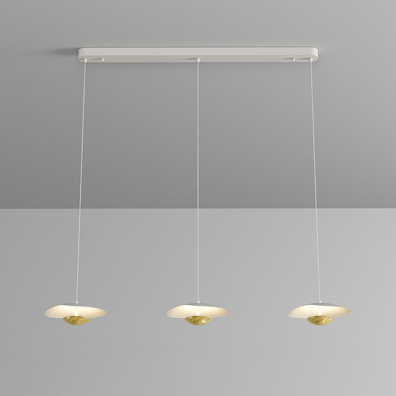 Modern Simplicity Round Splicing Iron Sheets LED Chandeliers For Dining Room