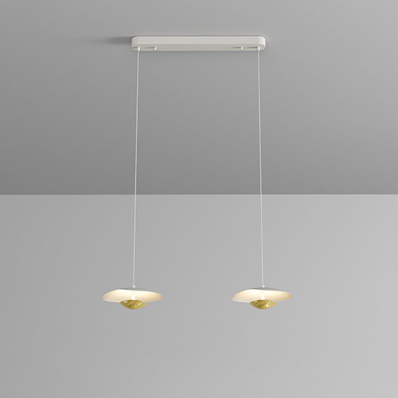 Modern Simplicity Round Splicing Iron Sheets LED Chandeliers For Dining Room
