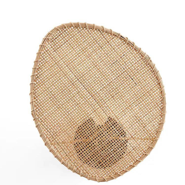 Applique murale contemporaine en rotin en forme de feuille Boho 1 - lampe murale pour salon 