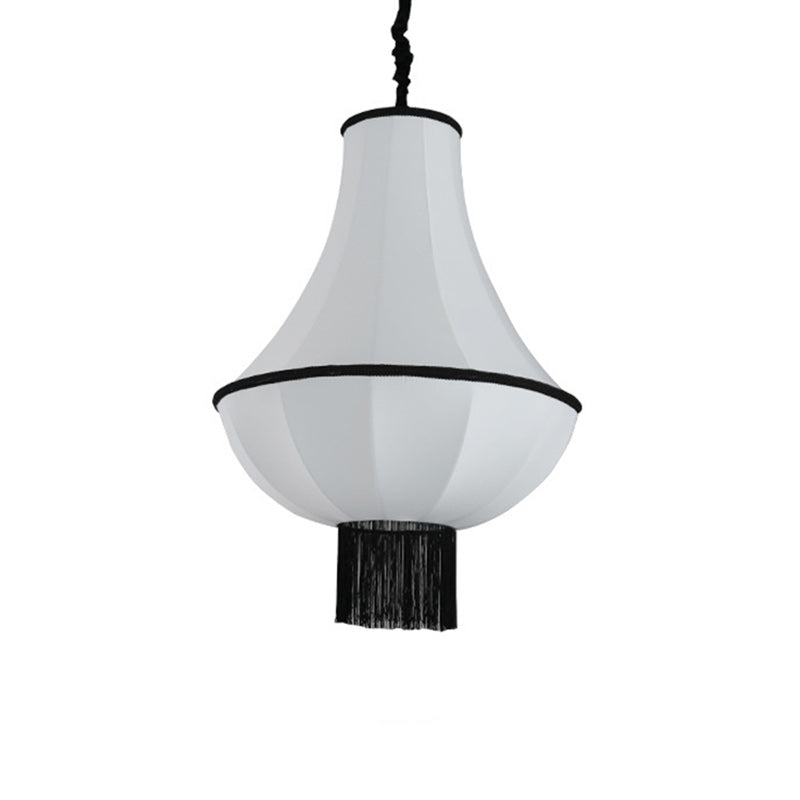 Moderne Art-Deco-Laternenform Stoff-Hardware 1 - Licht-Kronleuchter für Schlafzimmer 