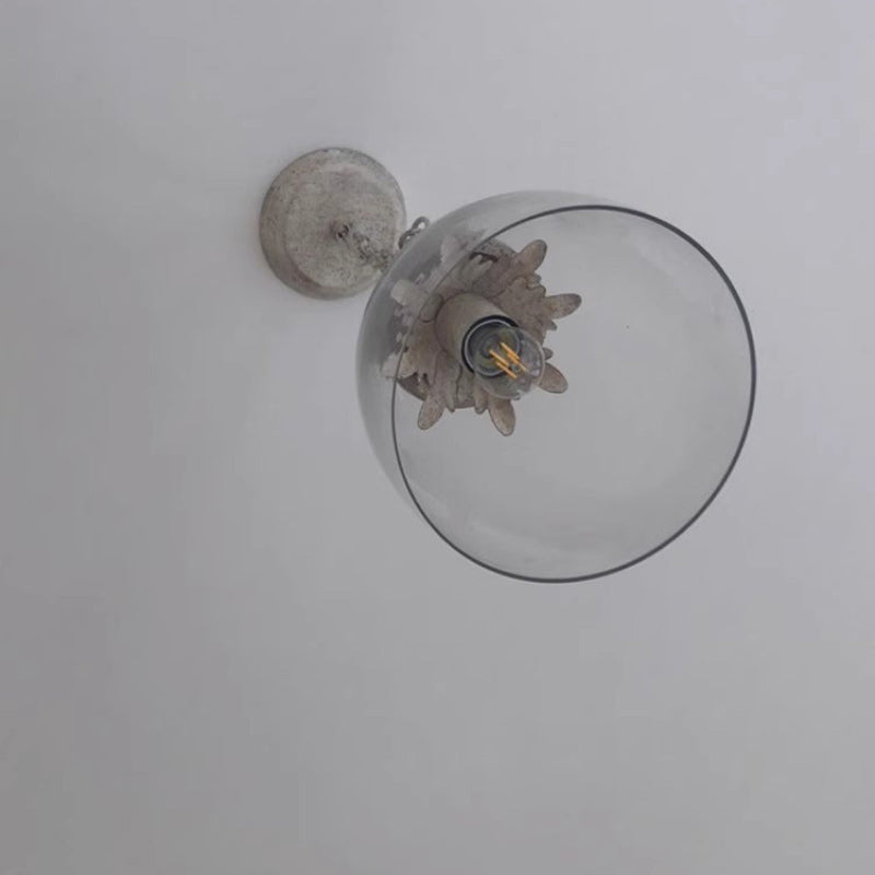Moderno Shabby Chic Hierro Vidrio 1 - Lámpara Colgante de Luz Para Sala de Estar 