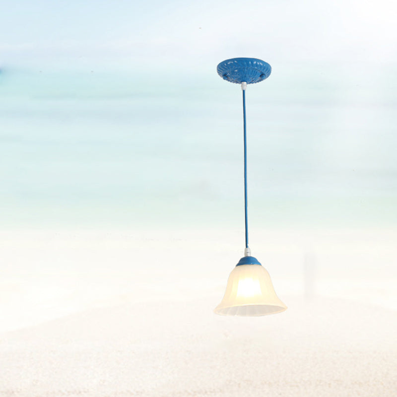 Lámpara colgante de vidrio tradicional Tiffany Hardware 1 - Luz para comedor 