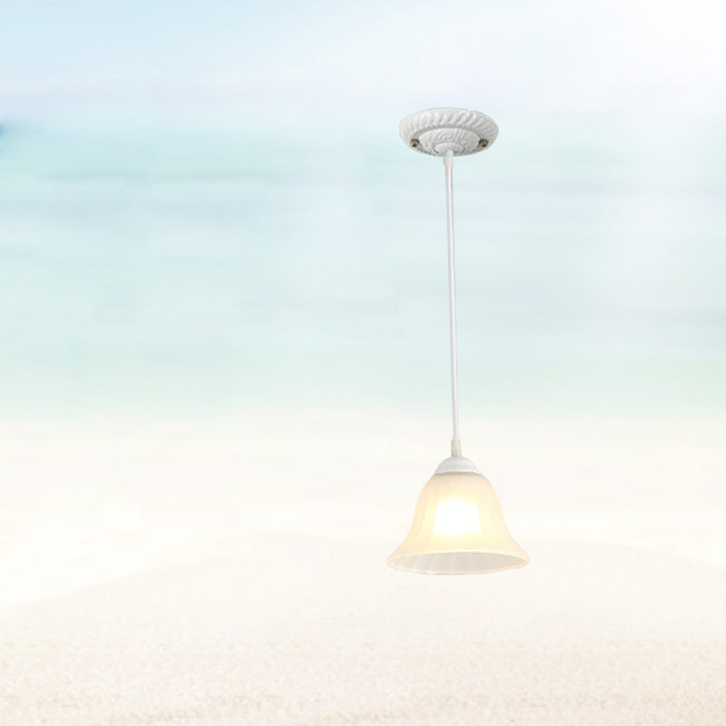 Lámpara colgante de vidrio tradicional Tiffany Hardware 1 - Luz para comedor 