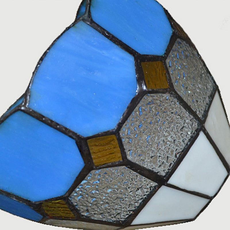 Traditionelle Tiffany Hardware Glas 1 - Licht Pendelleuchte für Esszimmer 