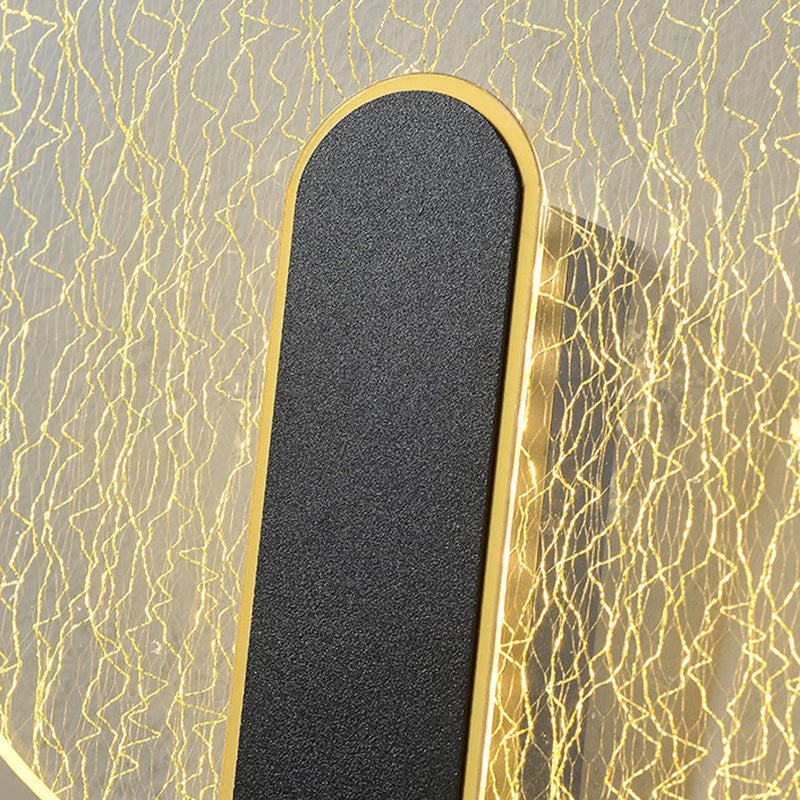 Aplique de pared LED de acrílico con forma de rectángulo cuadrado minimalista moderno para cabecera 