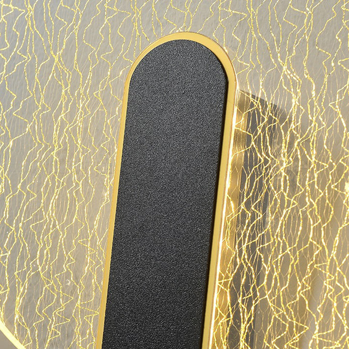 Aplique de pared LED de acrílico con forma de rectángulo cuadrado minimalista moderno para cabecera 