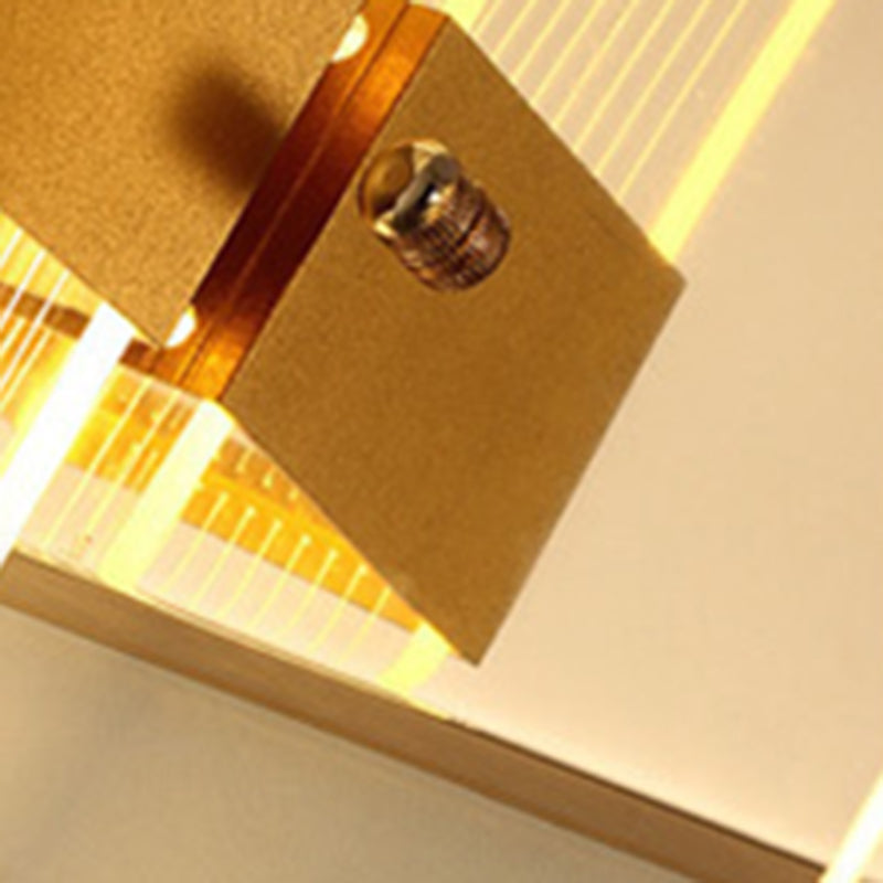 Moderne Einfachheit Rechteck Aluminium LED Wandleuchte für Wohnzimmer 