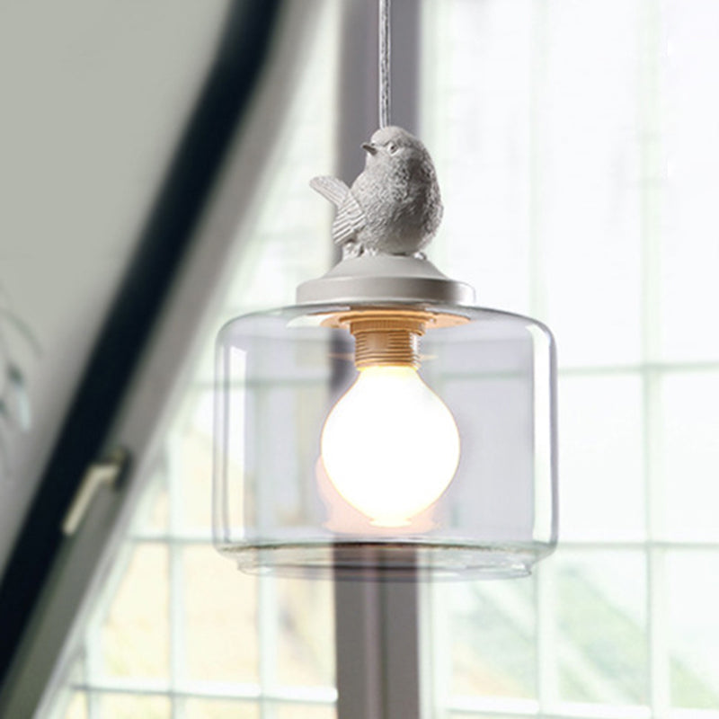 Suspension Luminaire en Verre et Résine d&
