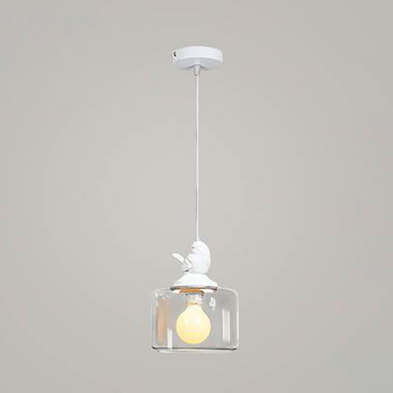Suspension Luminaire en Verre et Résine d&