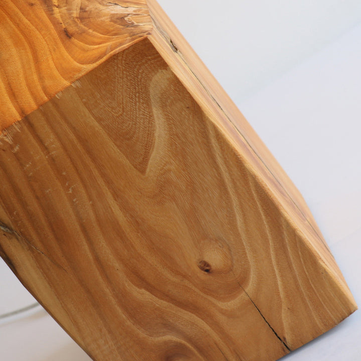 Lámpara de Mesa de Madera con Forma de Paraguas de Simplicidad Moderna 1 - Luz para Sala de Estar 