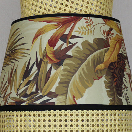Traditionelle chinesische Rattan Stoff Malerei 1 - Licht Pendelleuchte für Esszimmer 