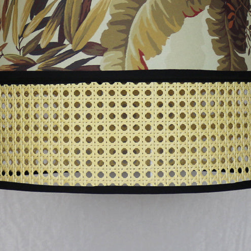 Traditionelle chinesische Rattan Stoff Malerei 1 - Licht Pendelleuchte für Esszimmer 