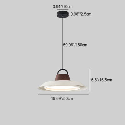 Modern Simplicity Iron Acrylic LED Pendant Light For Dining Room