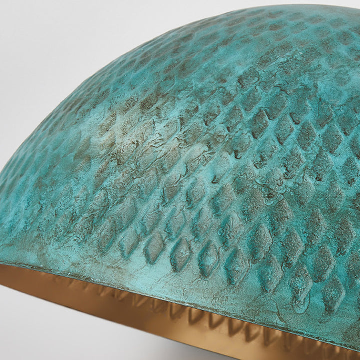 Moderno Art Deco Hemisferio de Hierro 1 - Luz Colgante para Comedor 