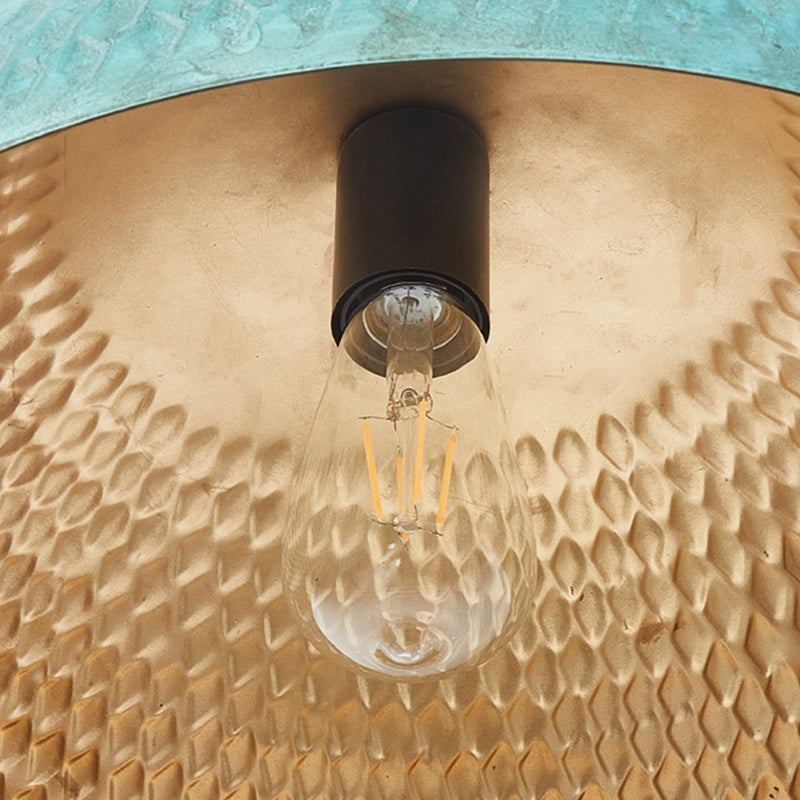 Moderno Art Deco Hemisferio de Hierro 1 - Luz Colgante para Comedor 
