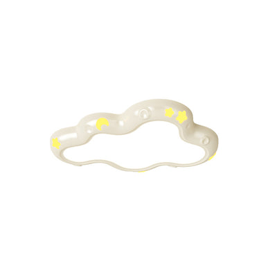 Plafonnier LED en résine ABS nuage créatif contemporain en fer pour chambre 