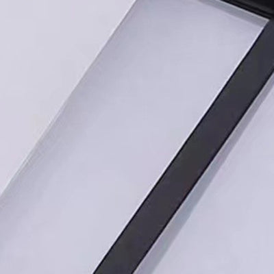 مصباح حائط LED من الأكريليك والألمنيوم المقاوم للماء بشكل مستطيل تقليدي صيني للفناء الخارجي 