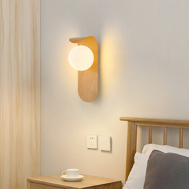 Aplique de pared de hardware de moldeo rotacional de simplicidad moderna 1 - Lámpara de luz para dormitorio 