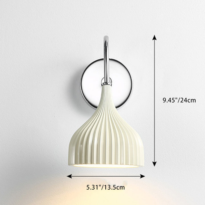 Modern Simplicity Resin Iron 1 - Light Wall Sconce Lamp For Living Room
