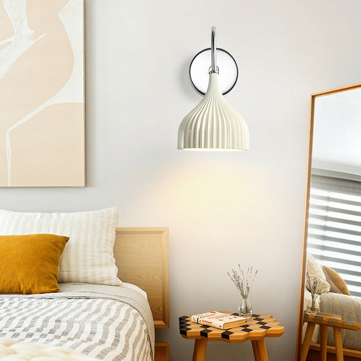 Modern Simplicity Resin Iron 1 - Light Wall Sconce Lamp For Living Room