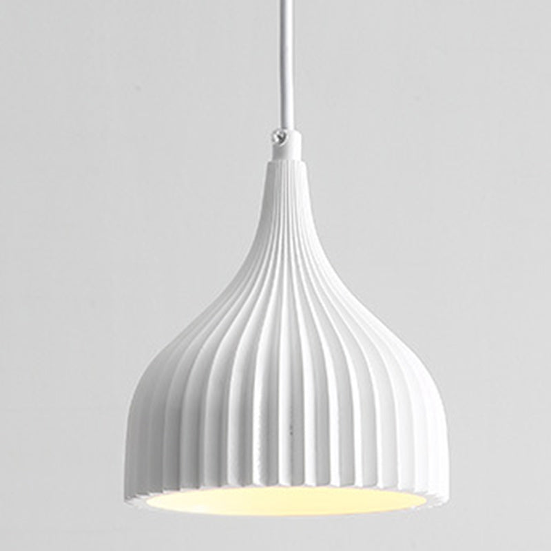 Moderne minimalistische Kuppel Eisenharz 1 - Licht Pendelleuchte für Esszimmer 