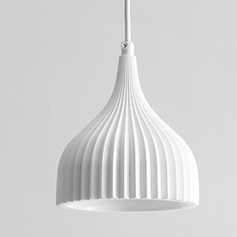 Moderne minimalistische Kuppel Eisenharz 1 - Licht Pendelleuchte für Esszimmer 