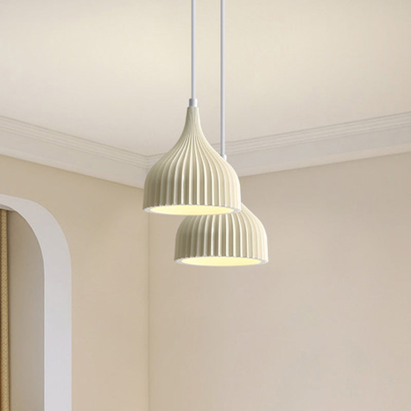 Moderne minimalistische Kuppel Eisenharz 1 - Licht Pendelleuchte für Esszimmer 