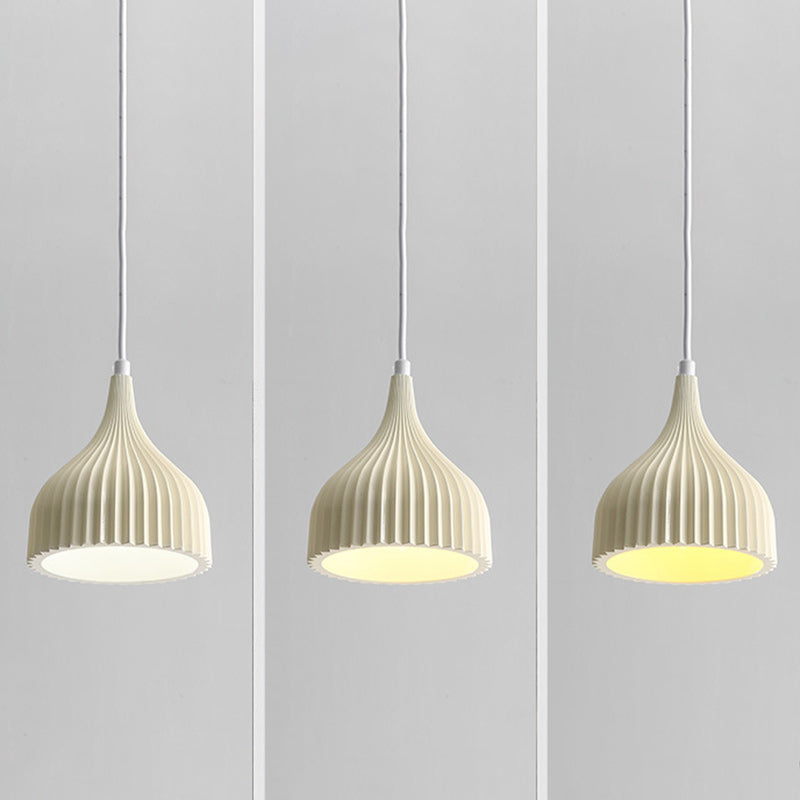Moderne minimalistische Kuppel Eisenharz 1 - Licht Pendelleuchte für Esszimmer 
