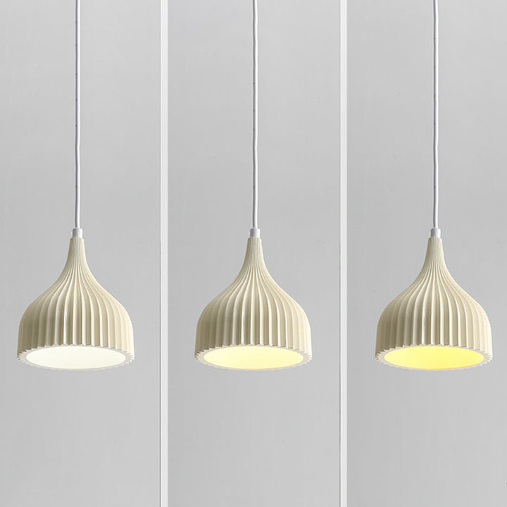 Moderne minimalistische Kuppel Eisenharz 1 - Licht Pendelleuchte für Esszimmer 
