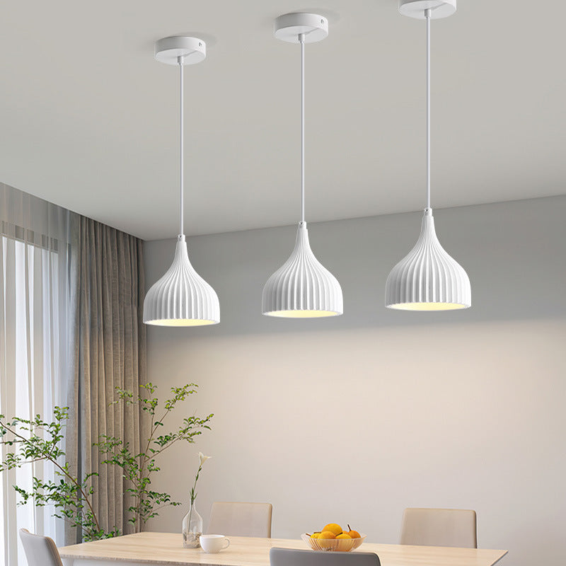 Moderne minimalistische Kuppel Eisenharz 1 - Licht Pendelleuchte für Esszimmer 