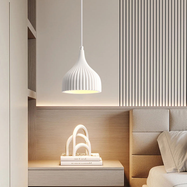 Moderne minimalistische Kuppel Eisenharz 1 - Licht Pendelleuchte für Esszimmer 