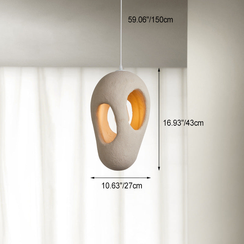 Suspension Luminaire Contemporain Créatif en Polystyrène Poreux 1 - Lumière pour Salle à Manger 