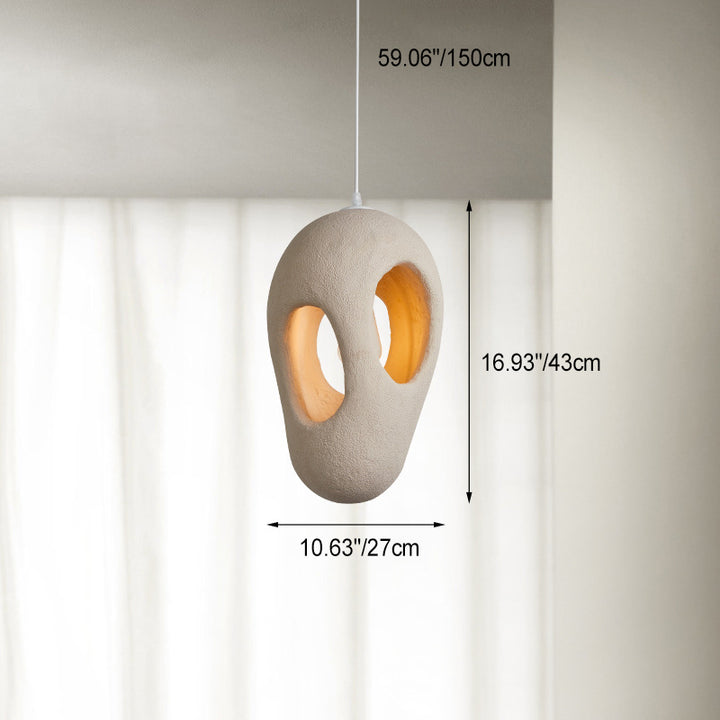 Suspension Luminaire Contemporain Créatif en Polystyrène Poreux 1 - Lumière pour Salle à Manger 