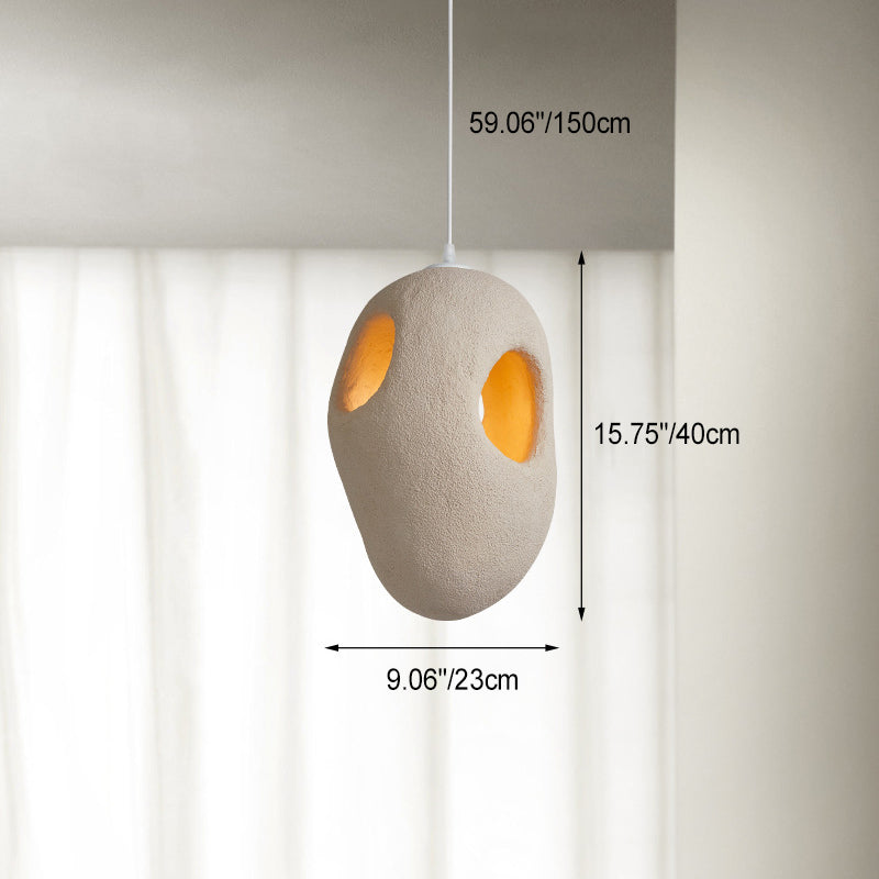 Suspension Luminaire Contemporain Créatif en Polystyrène Poreux 1 - Lumière pour Salle à Manger 