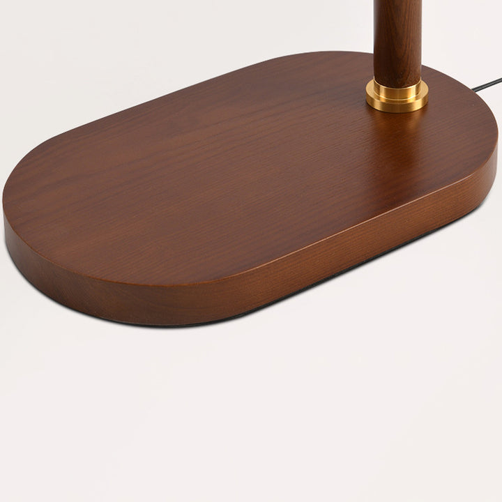 Lampe de table 1 lumière avec abat-jour en tissu en fer vintage traditionnel pour salon 