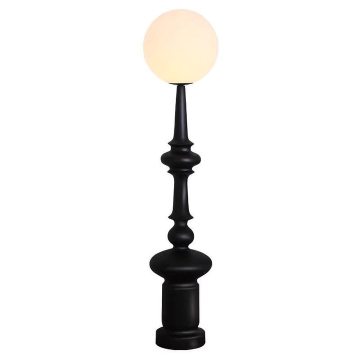 Lampe de sol contemporaine scandinave en résine acrylique 1 - lumière pour salon 