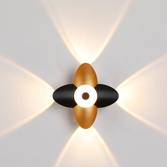 Modern Simplicity Plum Blossom Waterproof Aluminum LED Wall Sconce Lamp For Hallways