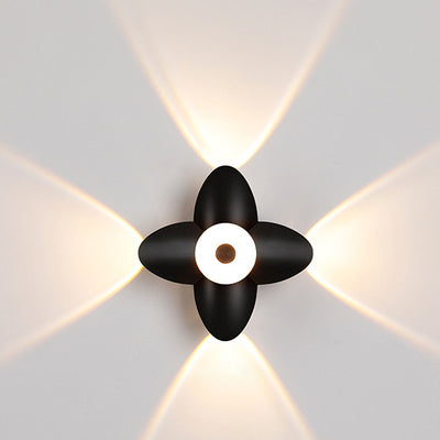 Modern Simplicity Plum Blossom Waterproof Aluminum LED Wall Sconce Lamp For Hallways