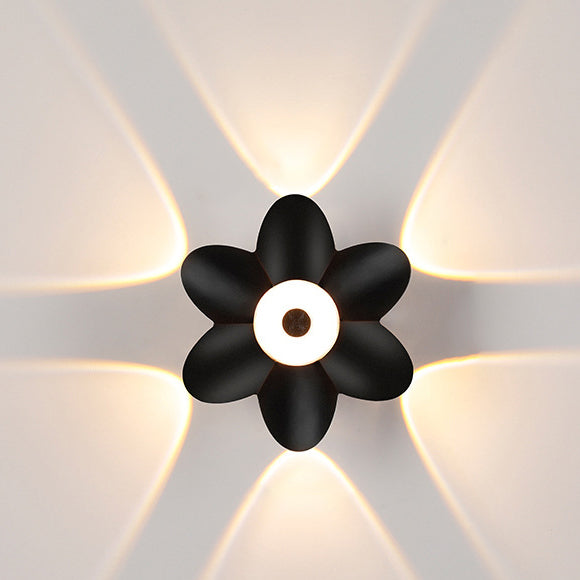Modern Simplicity Plum Blossom Waterproof Aluminum LED Wall Sconce Lamp For Hallways