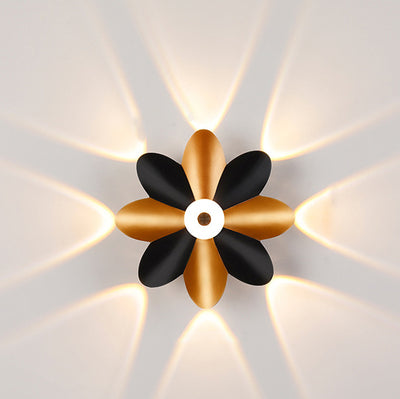 Modern Simplicity Plum Blossom Waterproof Aluminum LED Wall Sconce Lamp For Hallways