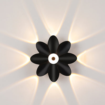 Modern Simplicity Plum Blossom Waterproof Aluminum LED Wall Sconce Lamp For Hallways