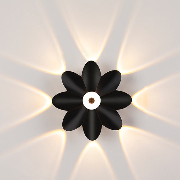 Modern Simplicity Plum Blossom Waterproof Aluminum LED Wall Sconce Lamp For Hallways