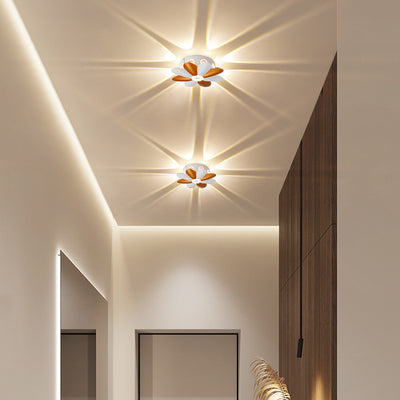 Modern Simplicity Plum Blossom Waterproof Aluminum LED Wall Sconce Lamp For Hallways