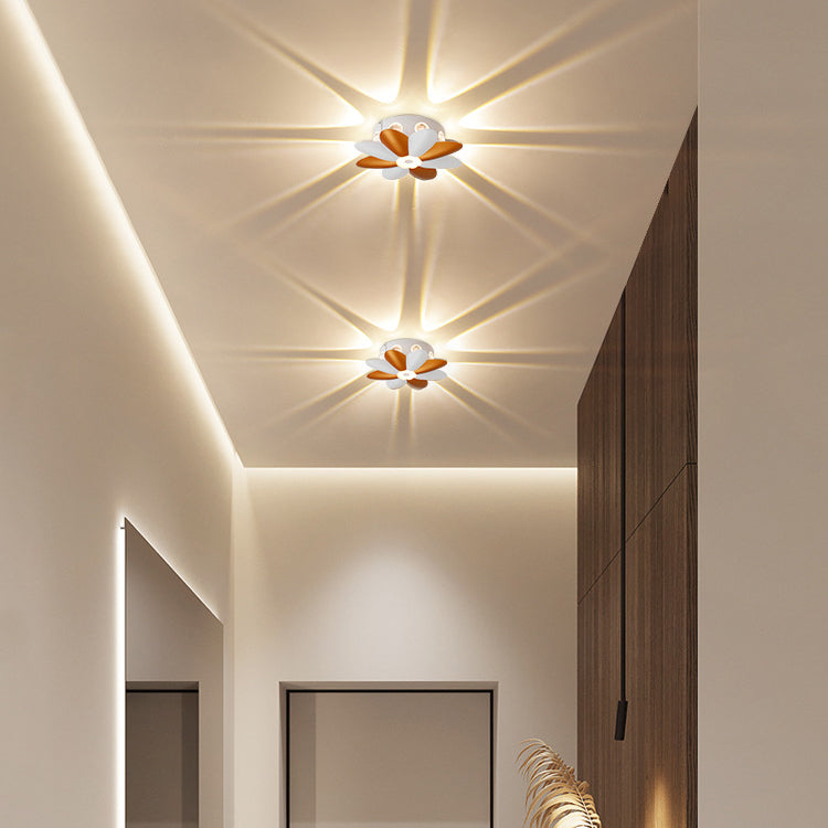 Modern Simplicity Plum Blossom Waterproof Aluminum LED Wall Sconce Lamp For Hallways