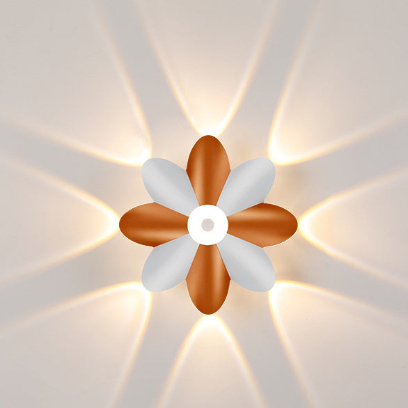 Modern Simplicity Plum Blossom Waterproof Aluminum LED Wall Sconce Lamp For Hallways